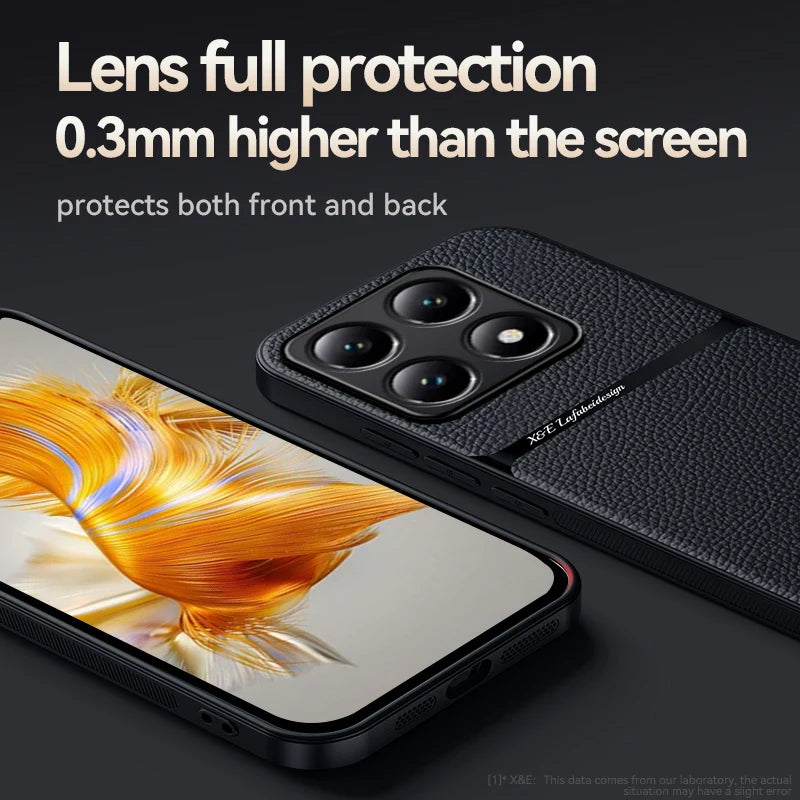 Xiaomi 14T Leder Magnet TPU Hülle