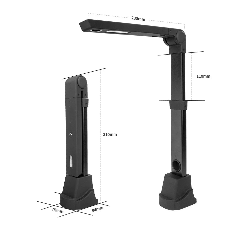 Mobiler A4 Buch- und Dokumentenscanner Pro