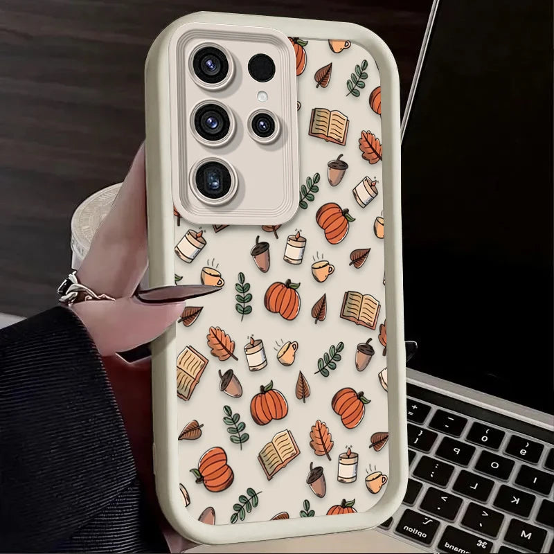 Süße Halloween Kürbis Schädel Hülle Samsung Galaxy