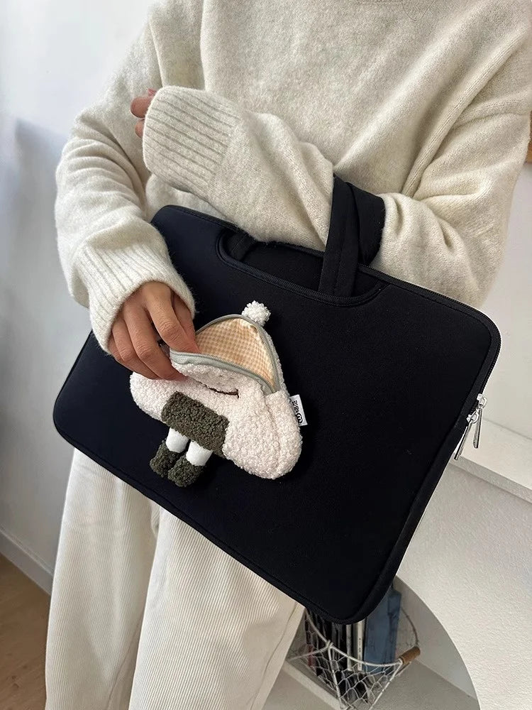Niedliche Stoßfeste Laptop Hülle 13–16 Zoll Damen