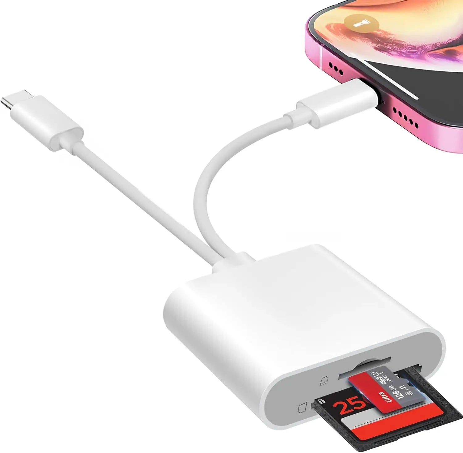 SD-Kartenleser USB-C & Lightning für iPhone iPad