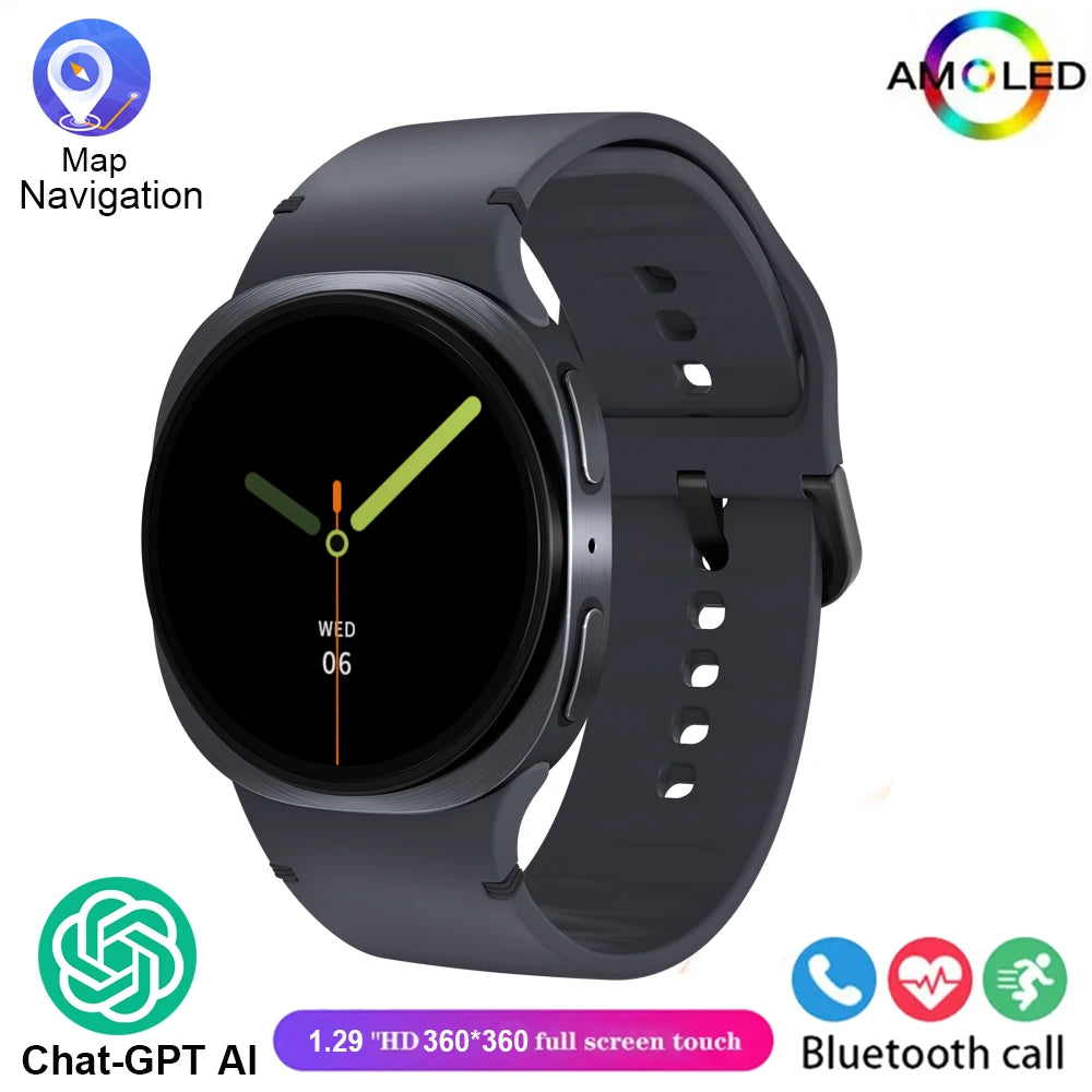 Neue 8 Mini GPS Smartwatch 2025 AMOLED Fitness
