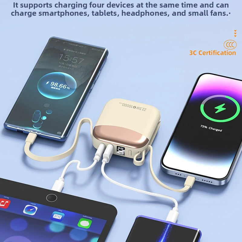 66W Mini Schnelllade-Powerbank 10000mAh