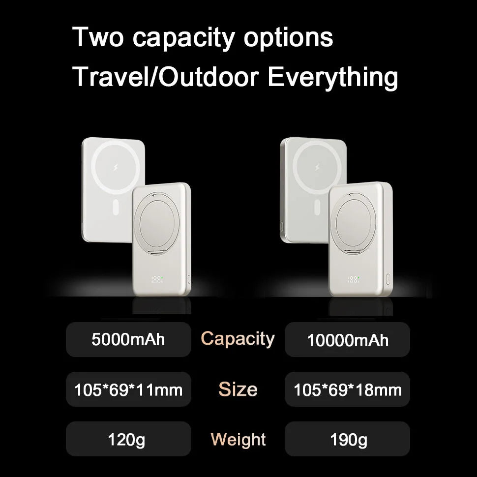 10.000 mAh Mini-Powerbank mit MagSafe