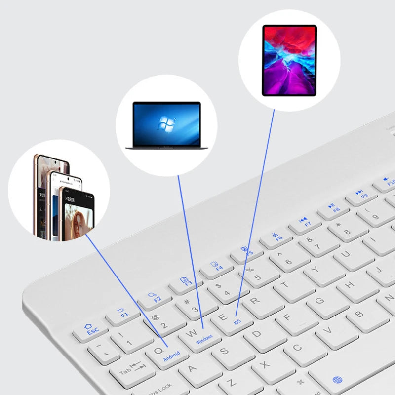 10" Magnetic Bluetooth Keyboard iPad