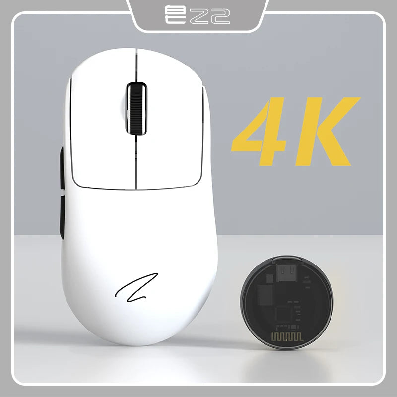 Leichte 4K Gaming-Maus mit 3 Modi und 6 DPI-Stufen