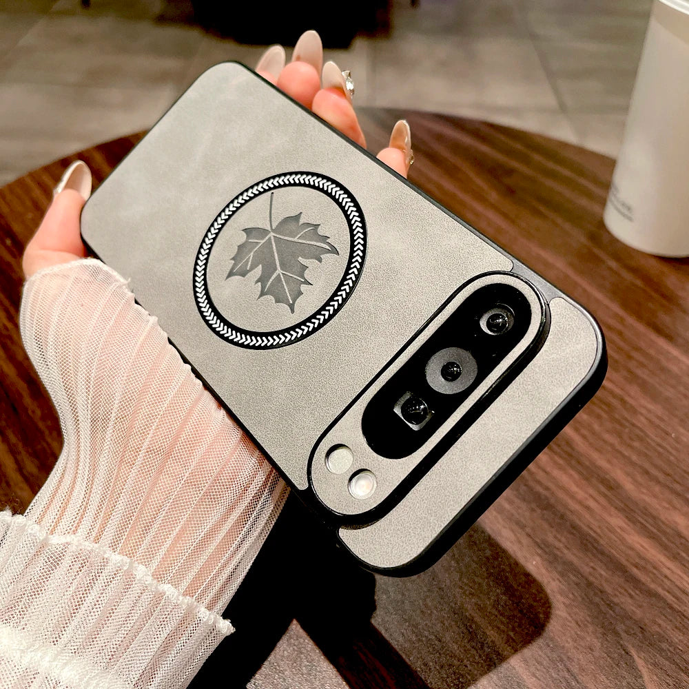 Luxury faux leather case for Pixel 9 or 8 Pro XL