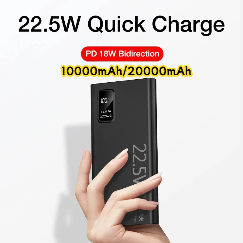 20000mAh Powerbank USB C Schnellladung Ersatzakku