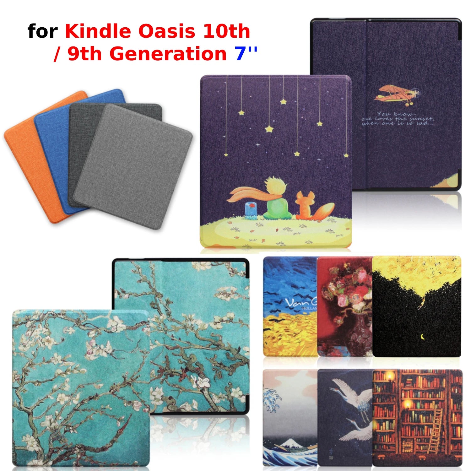 Hülle für Kindle Oasis 7" 9./10. Gen