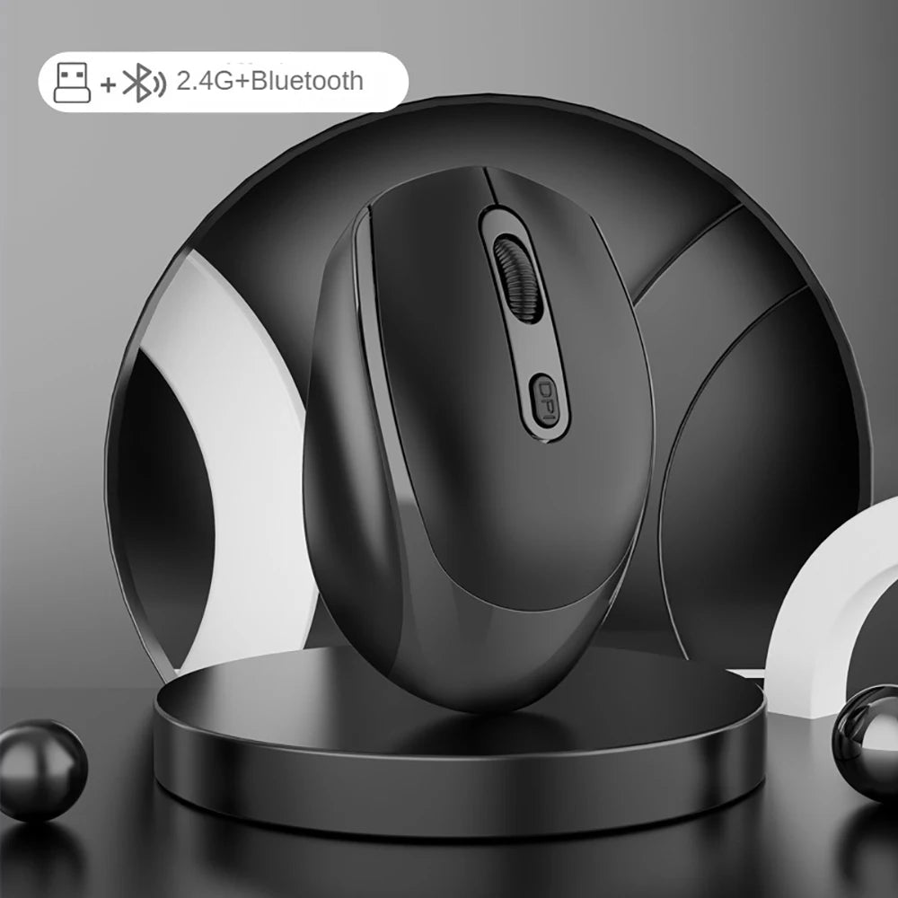 Leise kabellose Maus für Büro und Alltag, Bluetooth