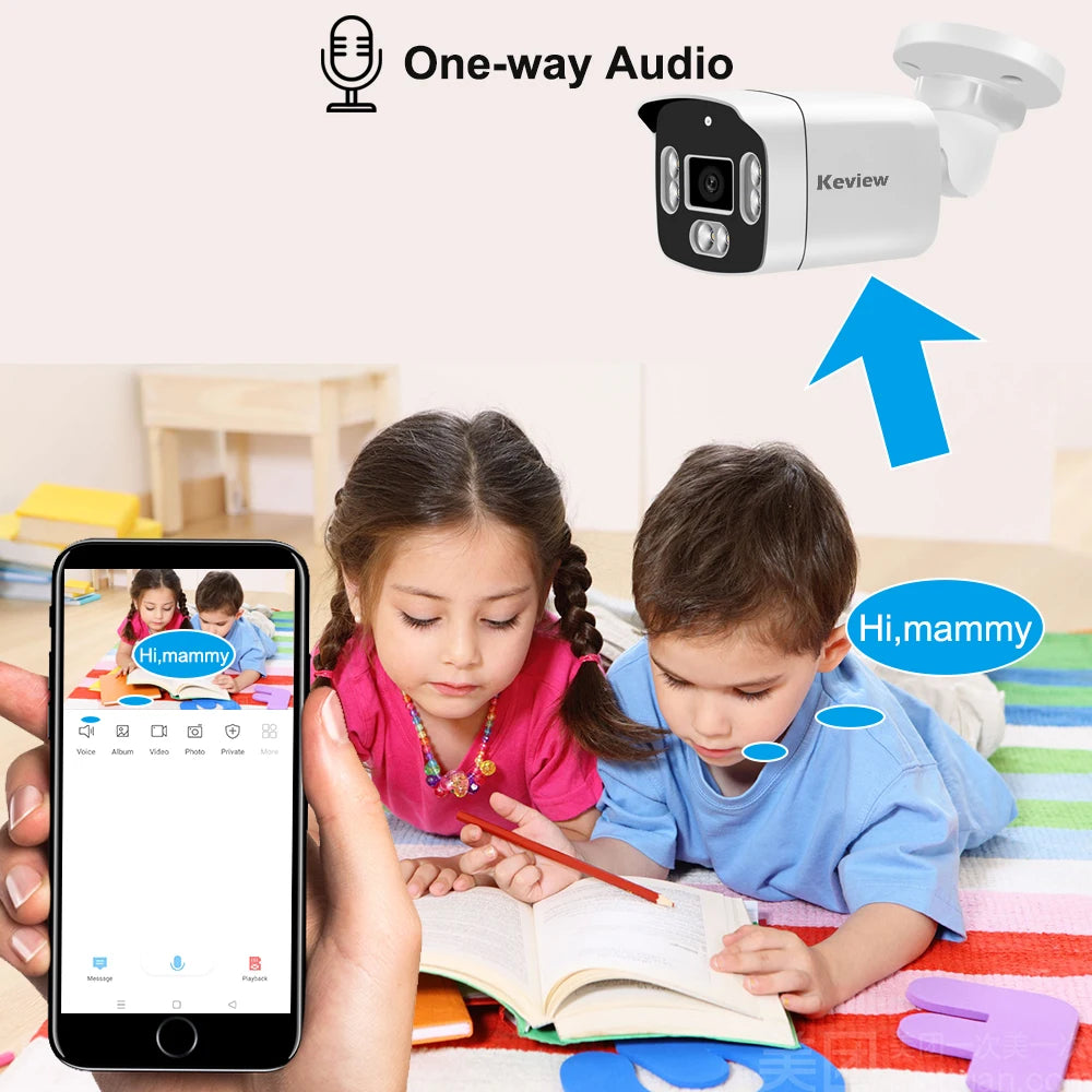 8MP 4K IP Überwachungskamera Outdoor