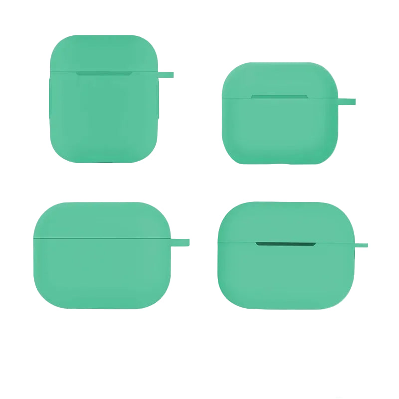 Pink silicone AirPods case protective cover