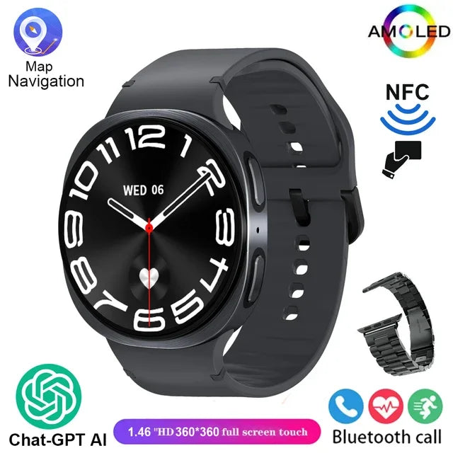 Neue Smartwatch 8 GPS Fitness Herzfrequenz AMOLED 2025