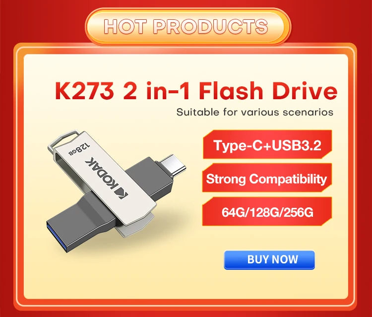 Kodak USB 2.0 Flash-Laufwerk 128GB Mini