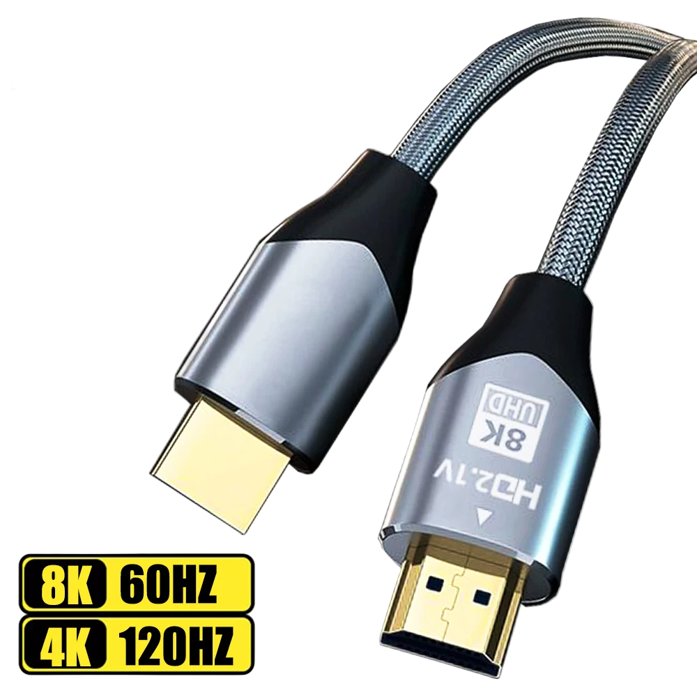 HDMI 2.1 Kabel 8K 60Hz 4K 120Hz HDR 1–12m
