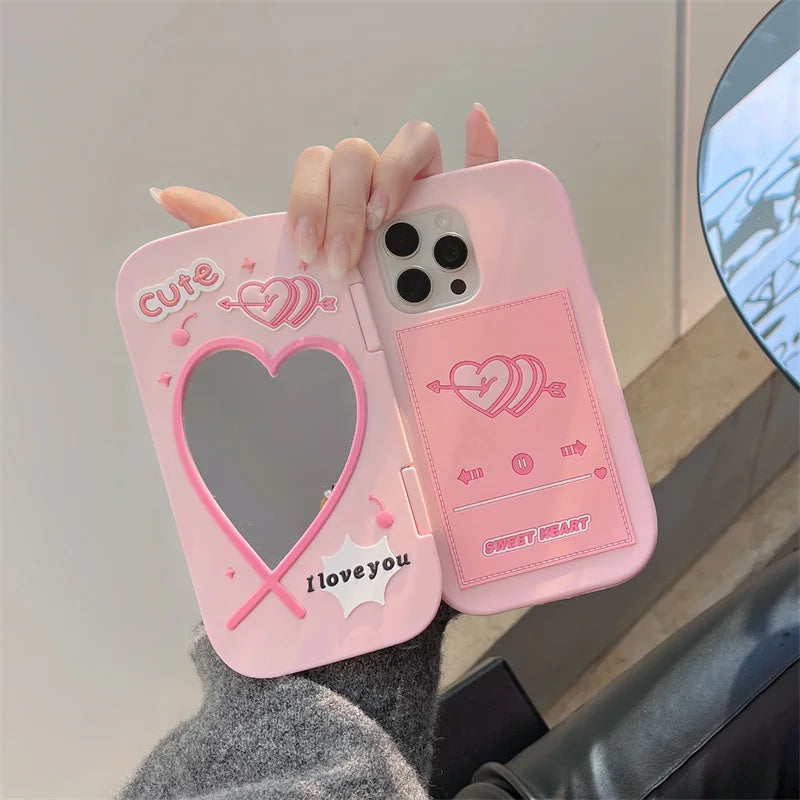 Silikon Flip-Case Liebe Cartoon Tier iPhone Hülle