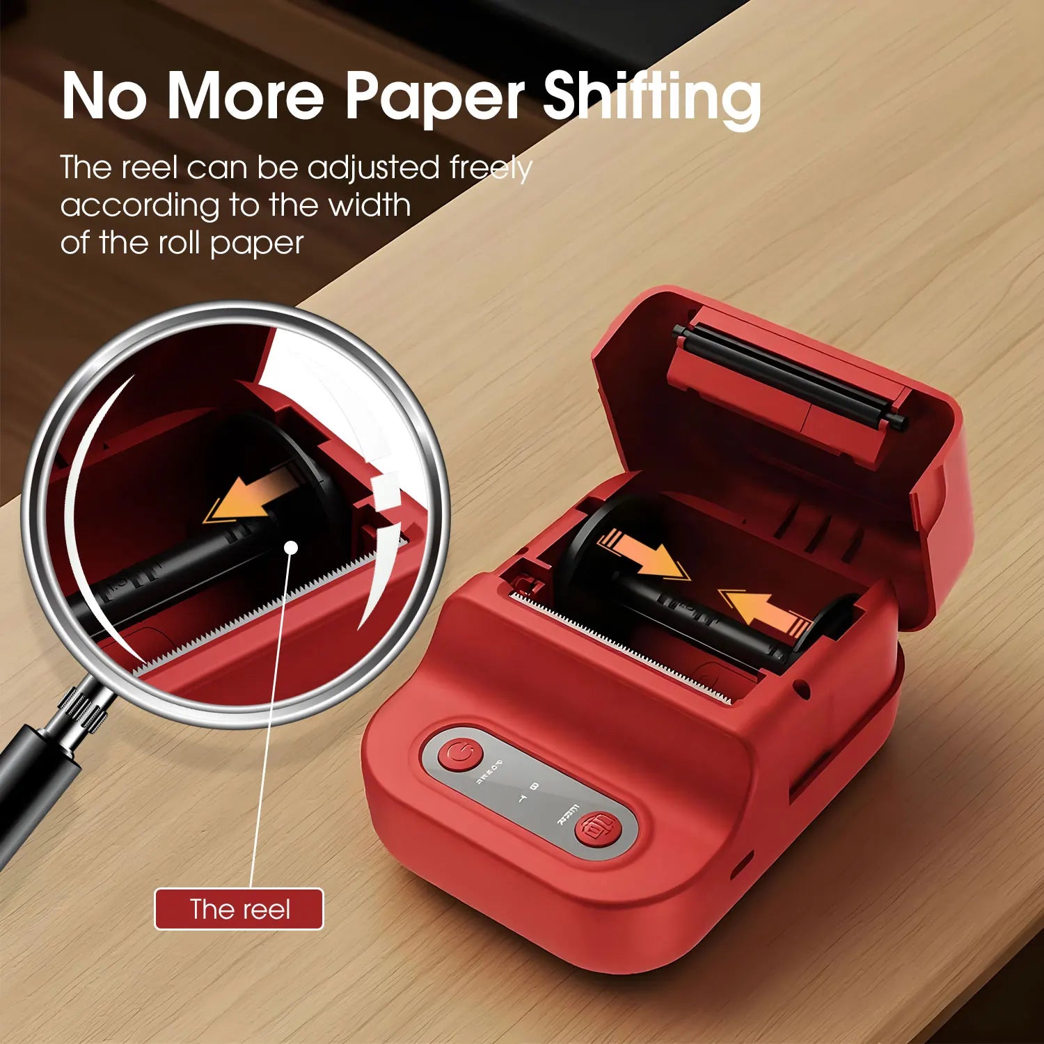 Tragbarer Thermoetikettendrucker Bluetooth Mini