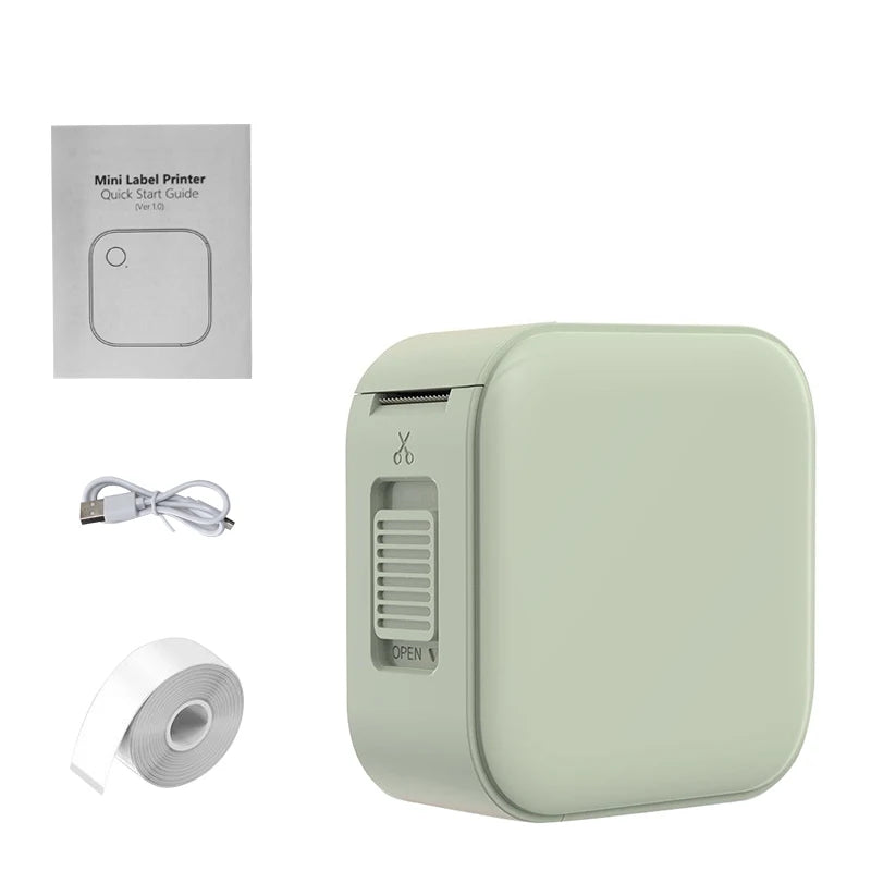 HZTZ Mini Bluetooth Etikettendrucker tragbar smart