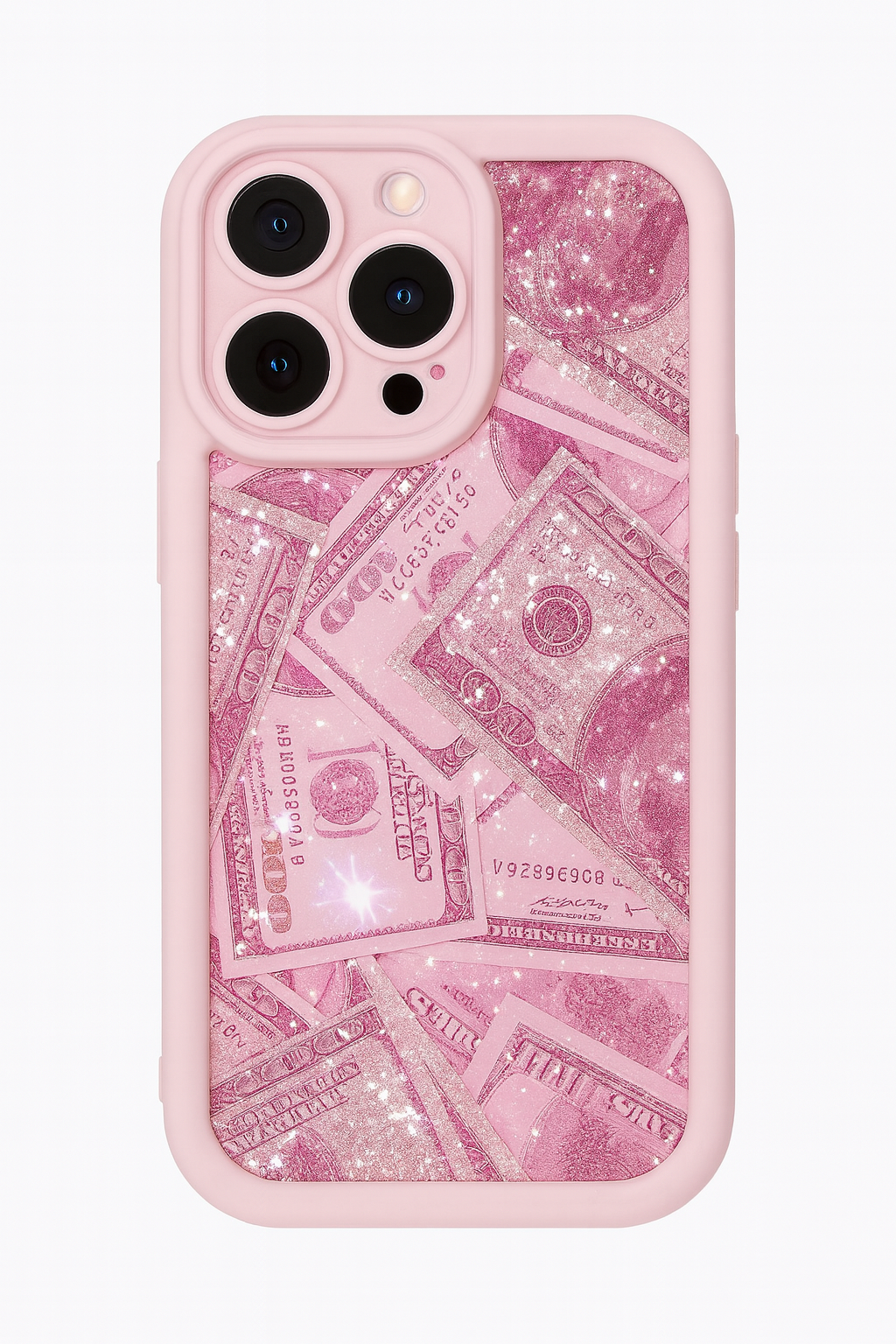 Pink Dollar Design Soft Hülle für iPhone 17
