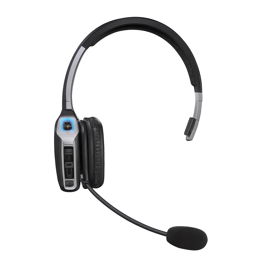 Bluetooth Headset mit Mikrofon und AI Geräuschfilter