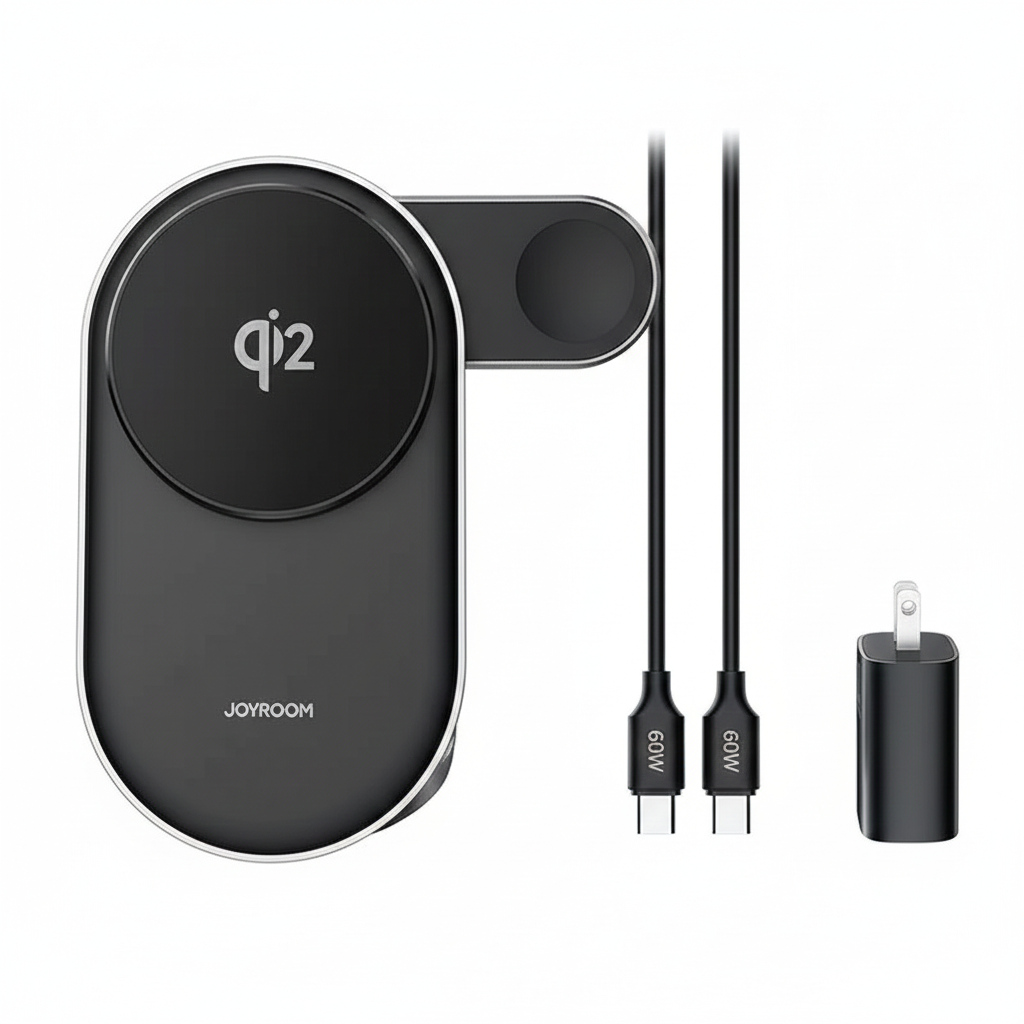 3-in-1 Wireless Qi2 Charging Station for iPhone &amp; Watch