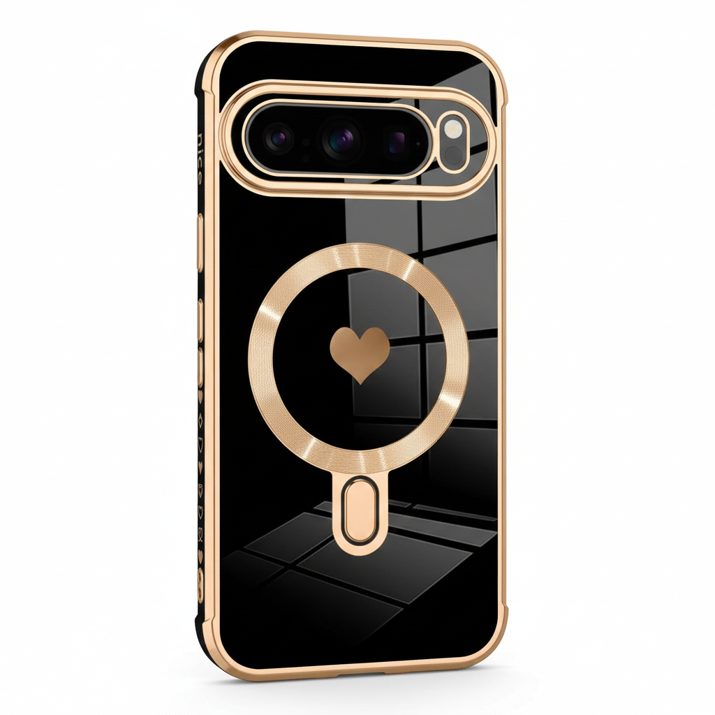 Magnetische Love Heart Hülle für Google Pixel 9