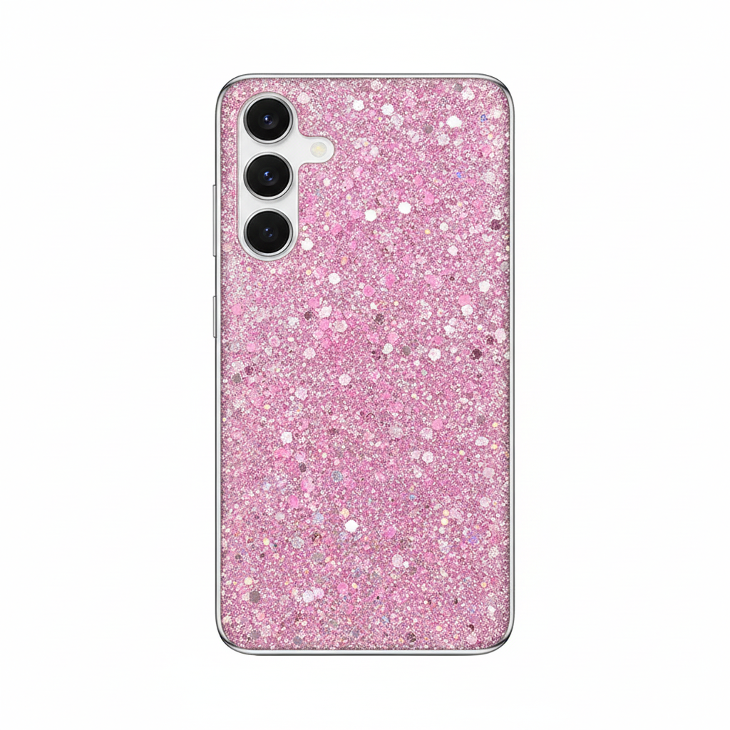 Luxurious glitter silicone case for Samsung S25 Plus