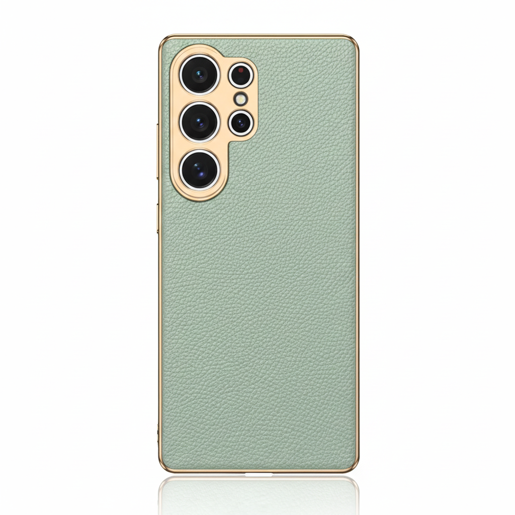 Luxuriöse Lederhülle für Samsung S25 Ultra Plus