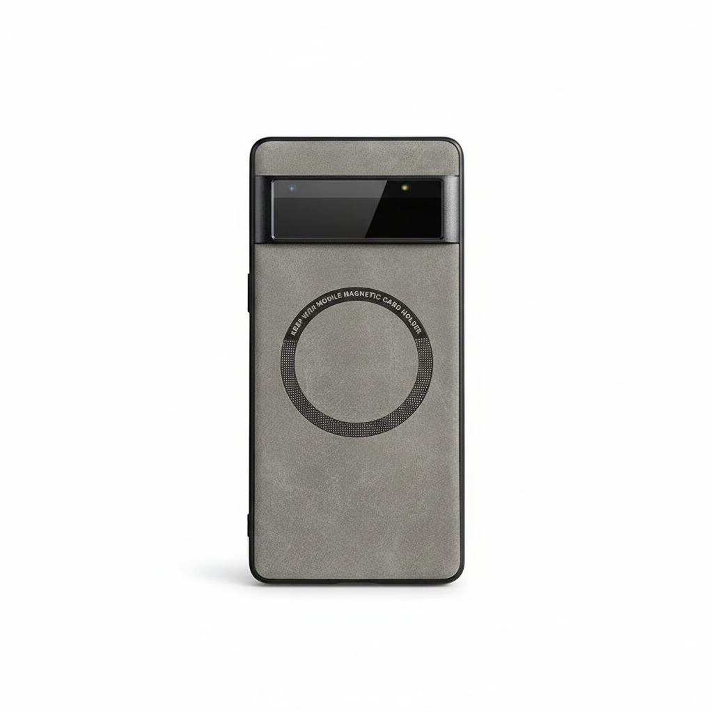 Luxuriöse Magsafe Lederhülle Pixel