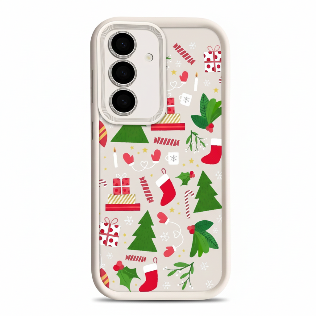 New Year's Eve Christmas Hat Phone Case for Samsung S25