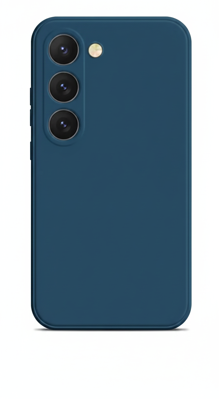 Coque de luxe en silicone liquide pour Samsung