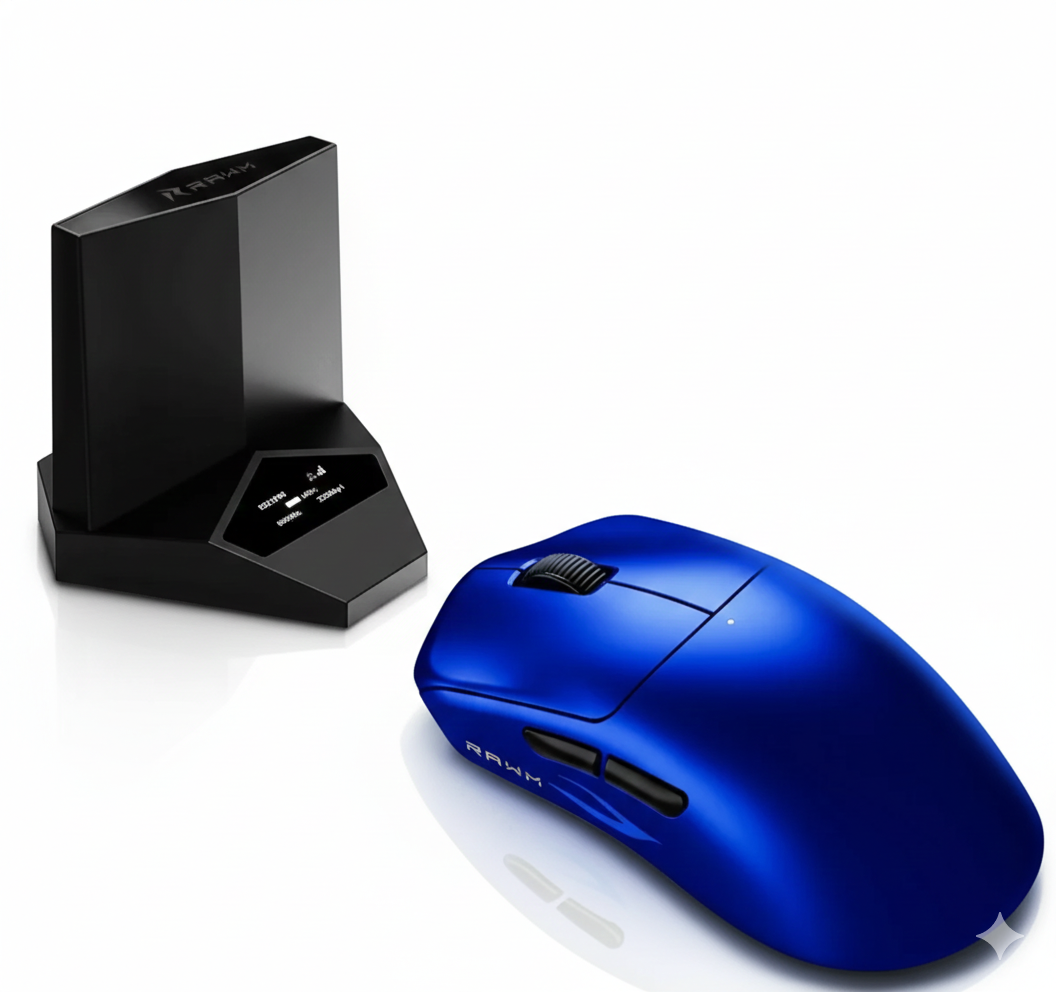 Lightweight wireless 8K gaming mouse with fast response