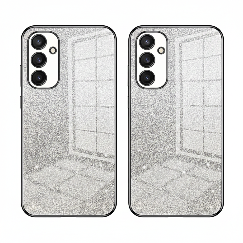 Luxury Glitter Gradient Silicone Case for Samsung S25