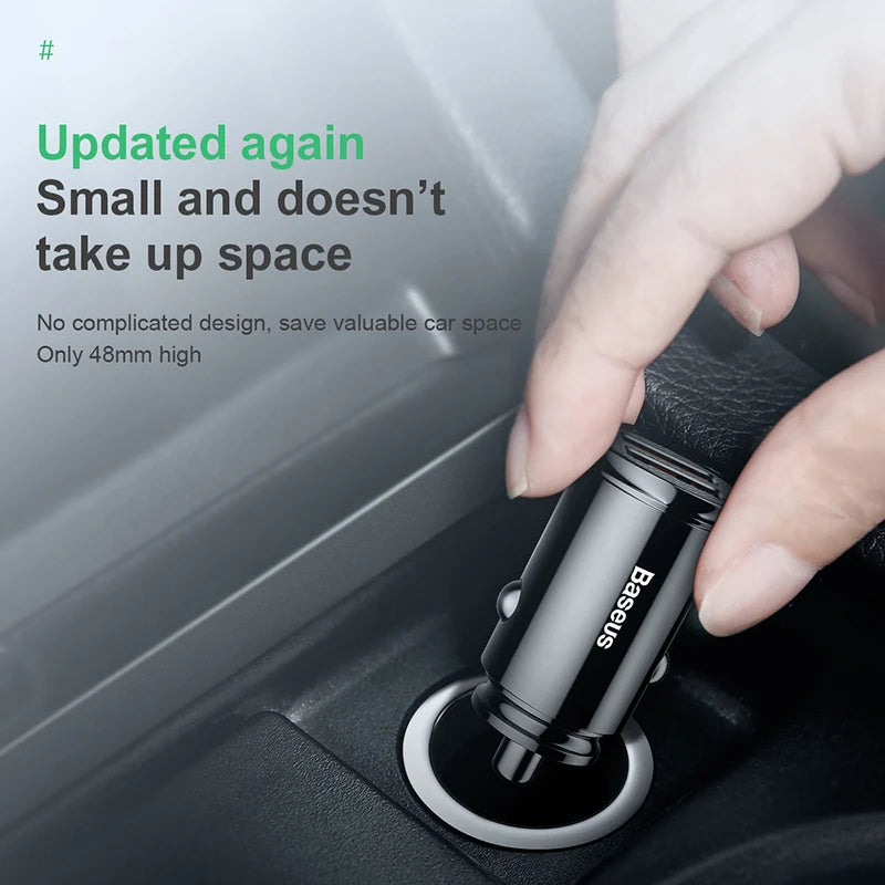 30W Schnellladegerät fürs Auto USB PD