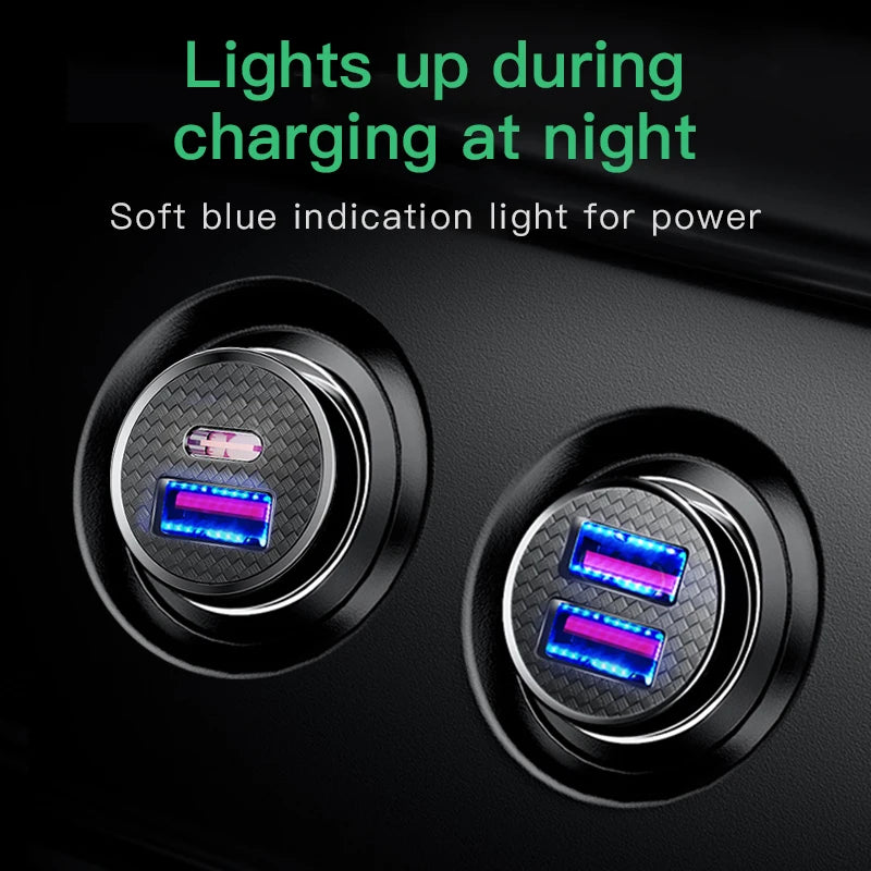30W Schnellladegerät fürs Auto USB PD