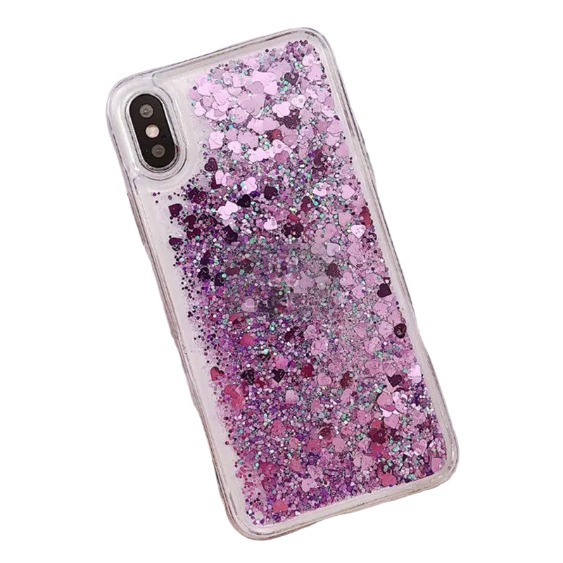 Liebe Herz Glitzer Hülle für iPhone 17 Air Pro Max