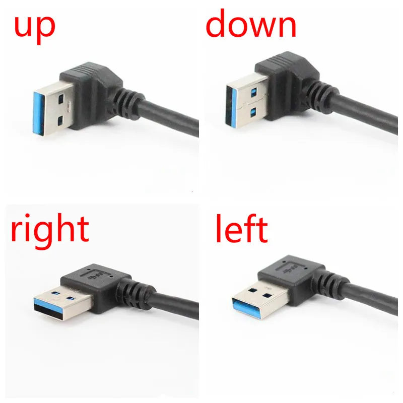 USB 3.0 90° Winkel-Verlängerungskabel