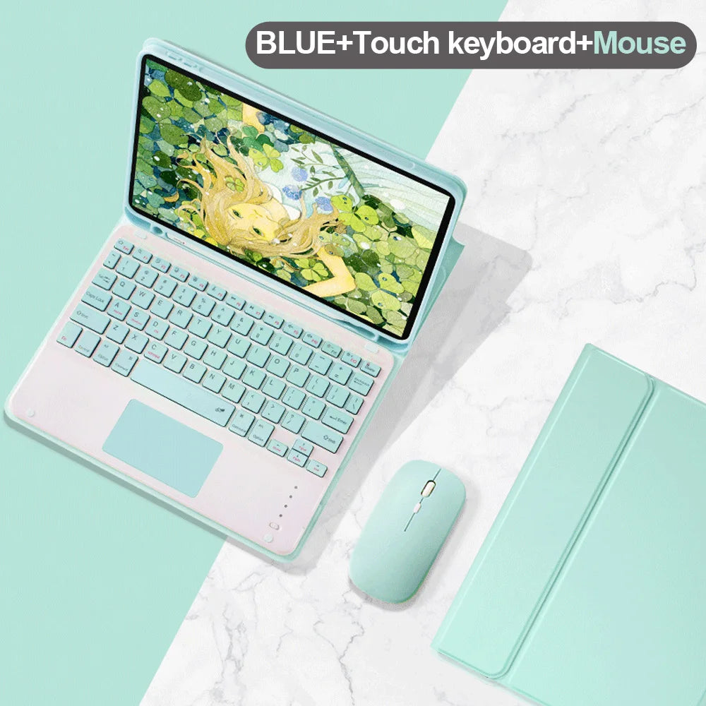Touchpad Tastatur Hülle mit Maus für iPad