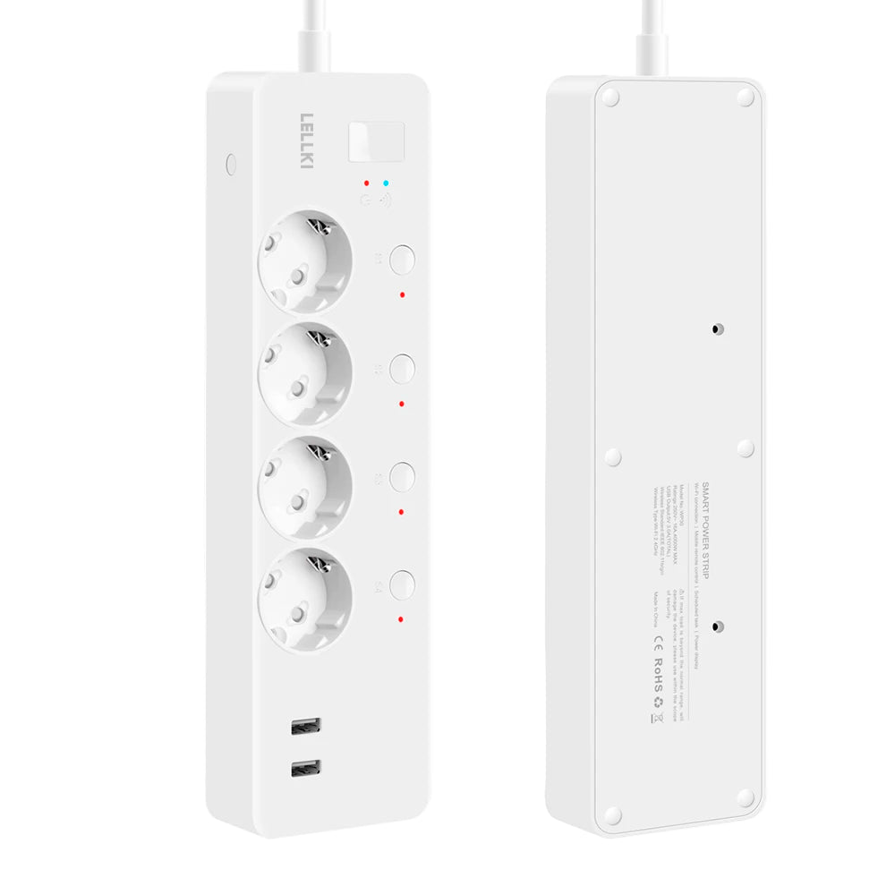 Smart Steckdosenleiste mit Energieüberwachung und USB