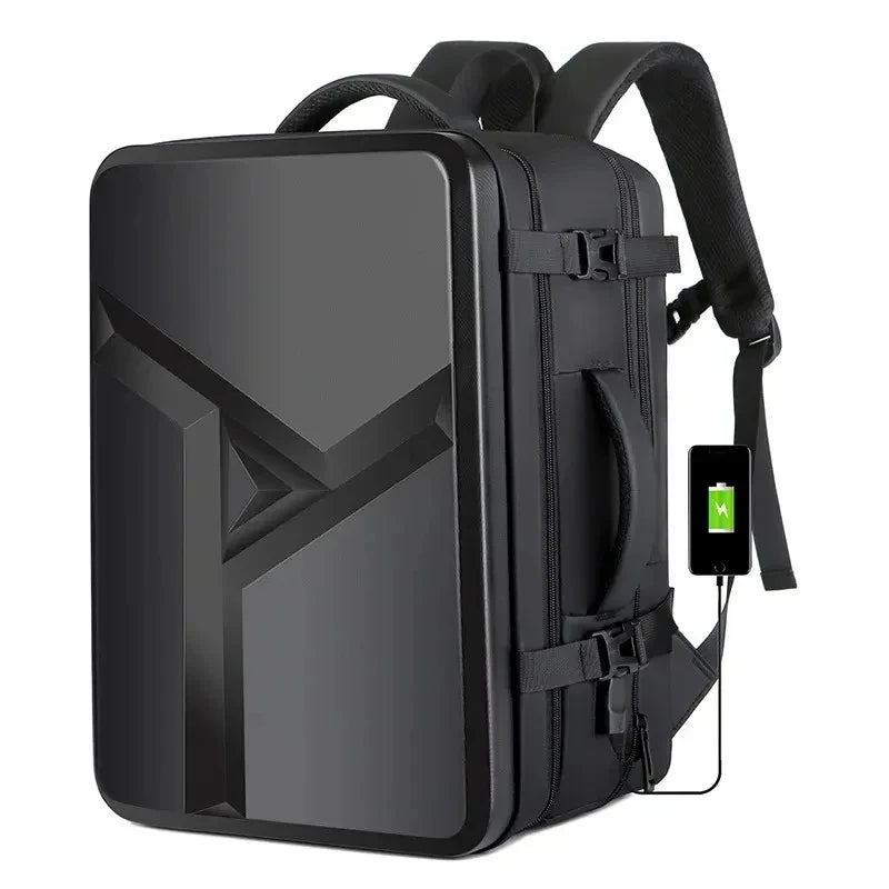 Herren 17" Laptop Rucksack Hartschale