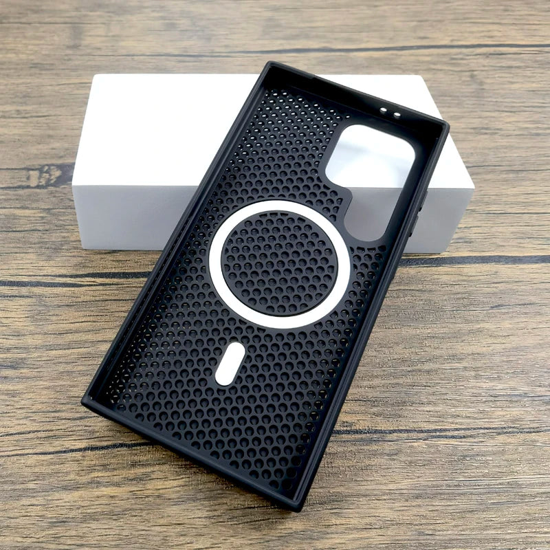Luxus Hülle mit Wärmeschutz für Galaxy S25