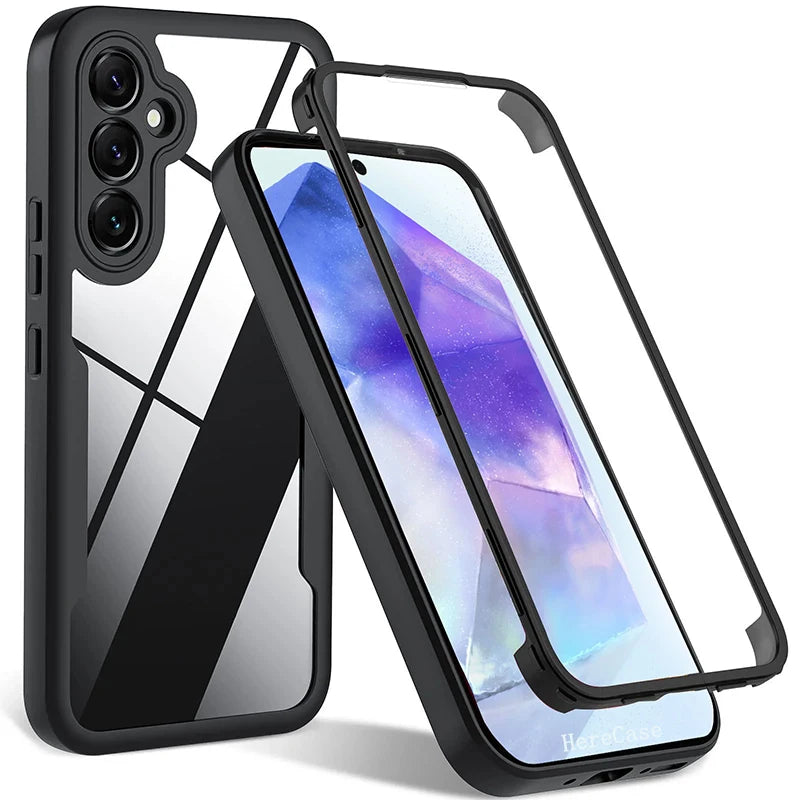 360° Hülle mit Displayschutz für Galaxy A-Serie