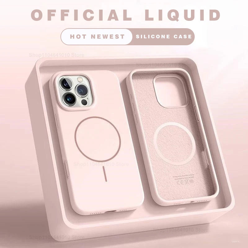 Magnetische Magsafe Hülle iPhone 11–16