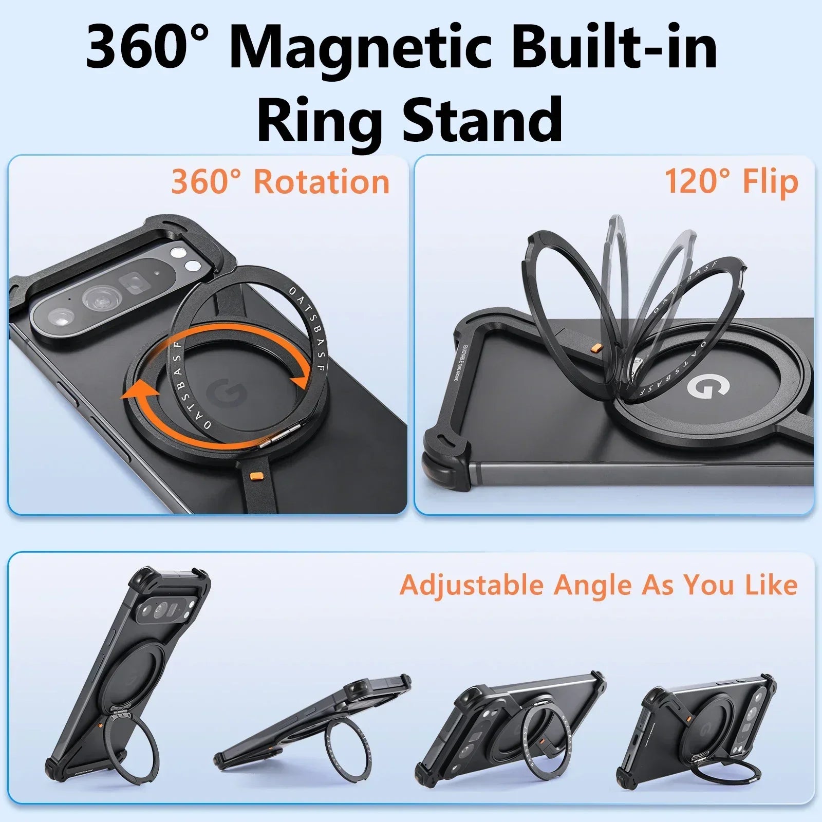 Magnetische Hülle für Google Pixel 10 mit Kickstand