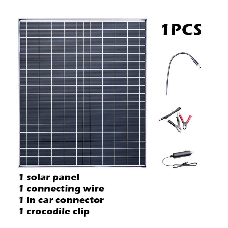 500W solar power bank kit with 12V/18V panel