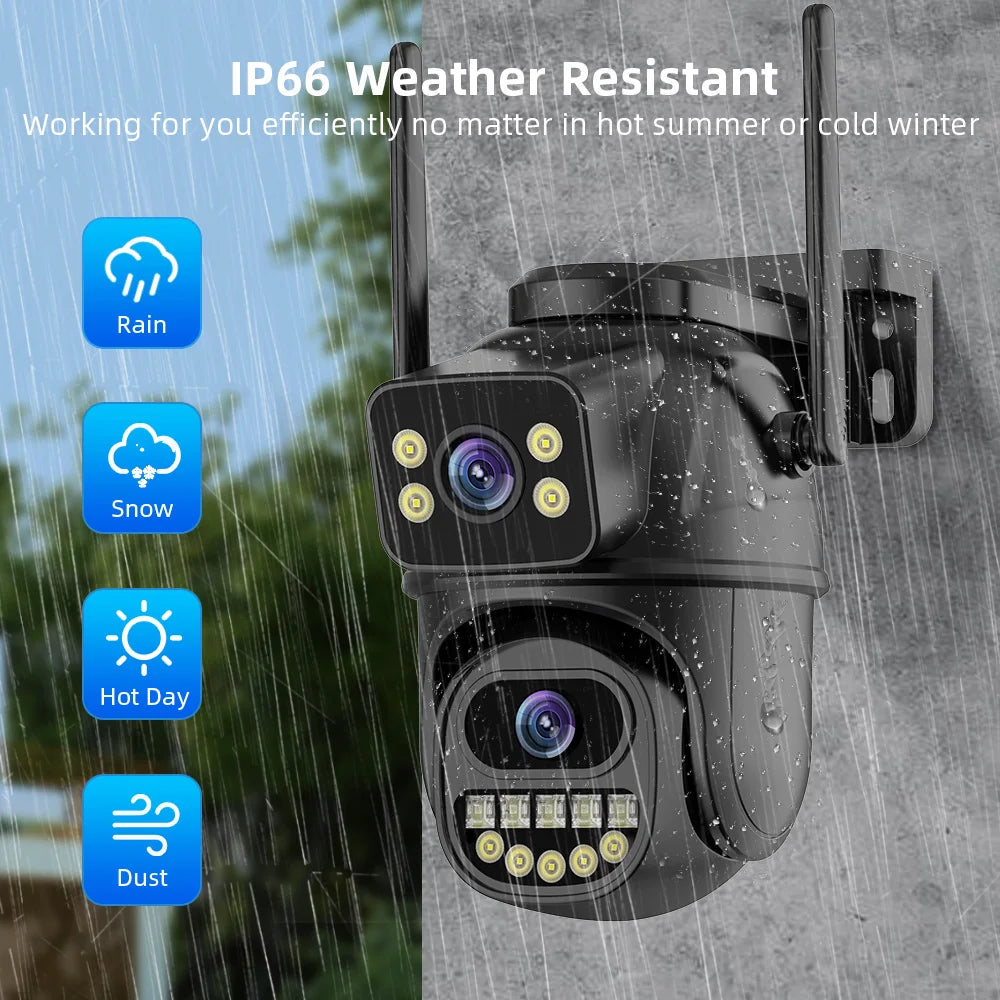 4K 8MP HD Wifi PTZ Kamera Outdoor