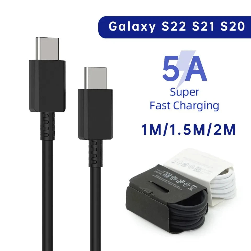 2 Stück 45W USB-C Schnellladekabel