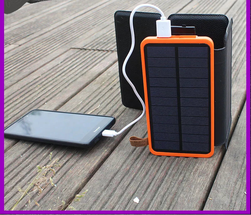 25000mAh Solar Powerbank groß wasserdicht