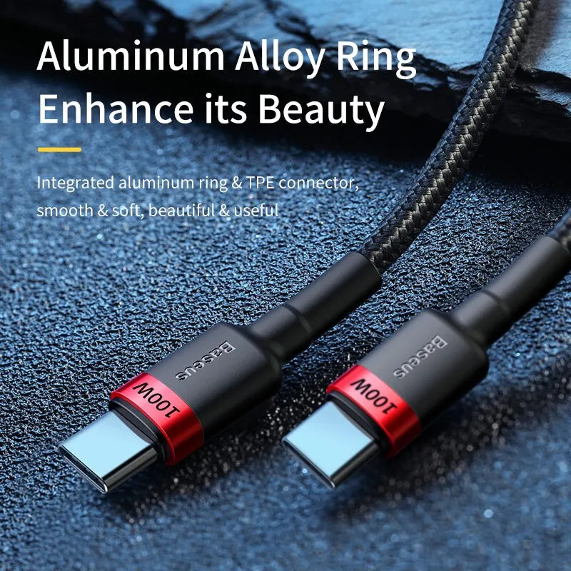 Baseus USB-C Kabel 100W Schnellladung