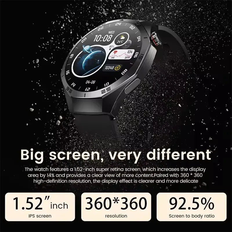 GT5 Pro Smartwatch Herren, AMOLED, GPS, Bluetooth Anruf